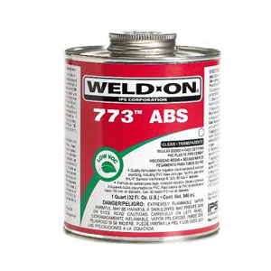 IPS Weld-On 10243 1 Quart Black 773 ABS Medium Bodied Cement