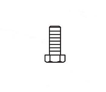 Wilkins 606B-11 Hex Bolt 3/8-24 x 1