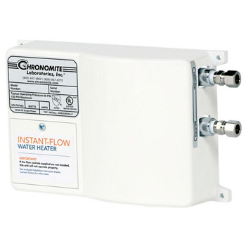 Chronomite SR-20L/277 HTR 277-Volt 20-Amp SR Series Instant-Flow Low Flow Tankless Water Heater