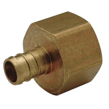 Zurn QQUFC44GX Pex Brass Female Pipe Thread Adapter