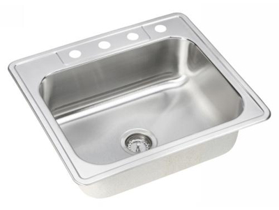 Elkay DSE125223 Dayton Elite Single Bowl Kitchen Sink - Stainless Steel