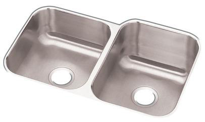 Elkay DXUH312010L Dayton Undermount Double Bowl Sink - Stainless Steel