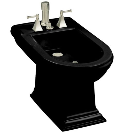 Kohler K-4886-7 Memoirs Bidet - Black