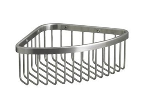 Kohler K-1896-BS Medium Corner Shower Basket - Brushed Stainless