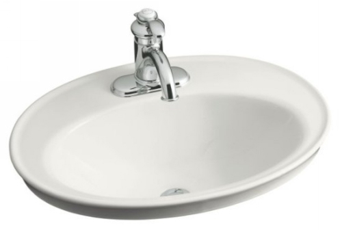 Kohler K-2075-1-0 Serif Self-Rimming Lavatory - White