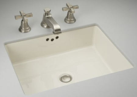 Kohler K-2330-96 Kathryn Undercounter Lavatory Without Glazed Underside - Biscuit