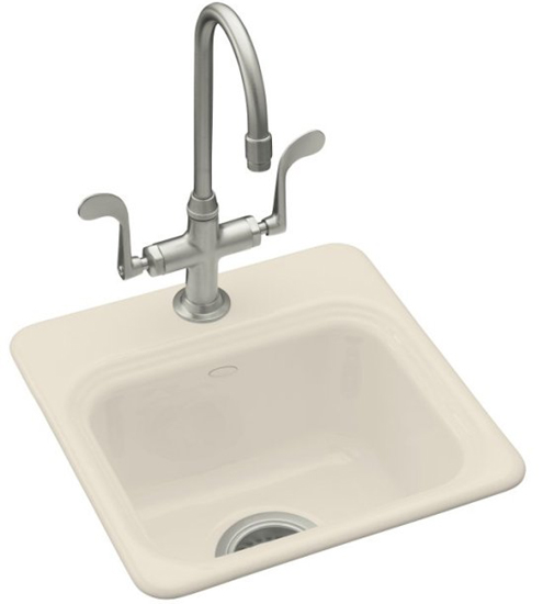 Kohler K-6579-1-47 Northland Entertainment Sink - Almond