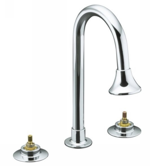 Kohler K-7303-KC-CP Triton Widespread Lavatory Faucet Only Base Faucet - Polished Chrome