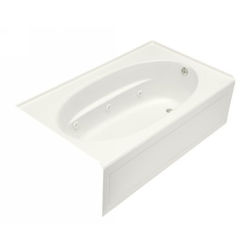 Kohler K-1114-RA-0 Windward 6' Whirlpool With Integral Apron - White