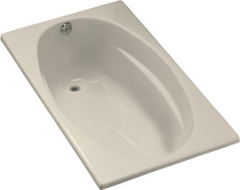 Kohler K-1142-47 Proflex 5 Foot Drop In Soaking Tub With Reversible Drain - Almond