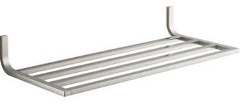 Kohler K-11577-BN Loure Modern Metal Towel Shelf - Brushed Nickel