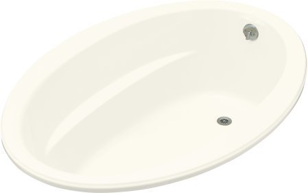 Kohler K-1163-96 Sunward 5' Oval Bath - Biscuit