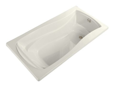 Kohler K-1259-96 Mariposa 6' Bath With Reversible Drain - Biscuit