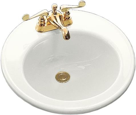 Kohler K-2202-4-0 Brookline Self-Rimming Lavatory With 4