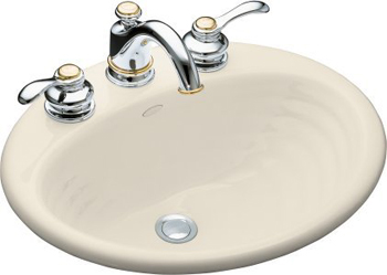 Kohler K-2906-8-47 Ellington Self-Rimming Lavatory With 8