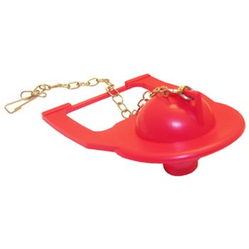 Lasco 04-1535 Kohler Red Square Back Flapper with Chain