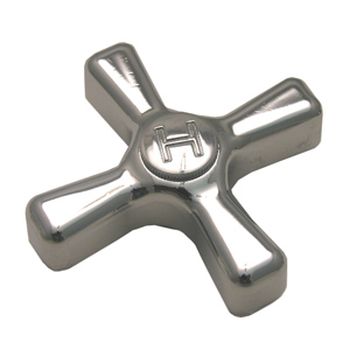 Lasco HC-187 Large Cross Hot Handle - Chrome