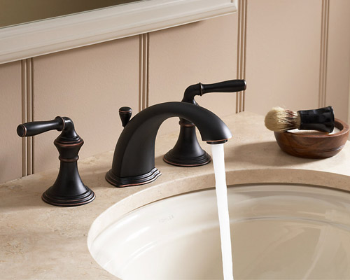 Kohler K-394-4-2BZ Devonshire Two Handle Widespread Lavatory Faucet