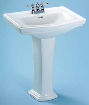 Toto LPT780.8-01 Clayton Pedestal Lavatory - Cotton White