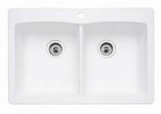 Blanco Blancodiamond Double Bowl Drop In Silgranit Kitchen Sink