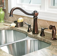 Moen Vestige Two Handle High Arc Kitchen Faucet